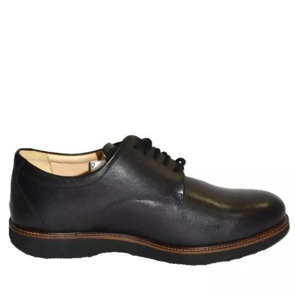 New! Samuel Hubbard Men\'s Founder M2100-048 Black Leather Size 12 US XW DD434